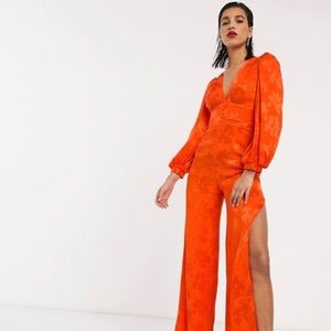 ASOS satin jumpsuit